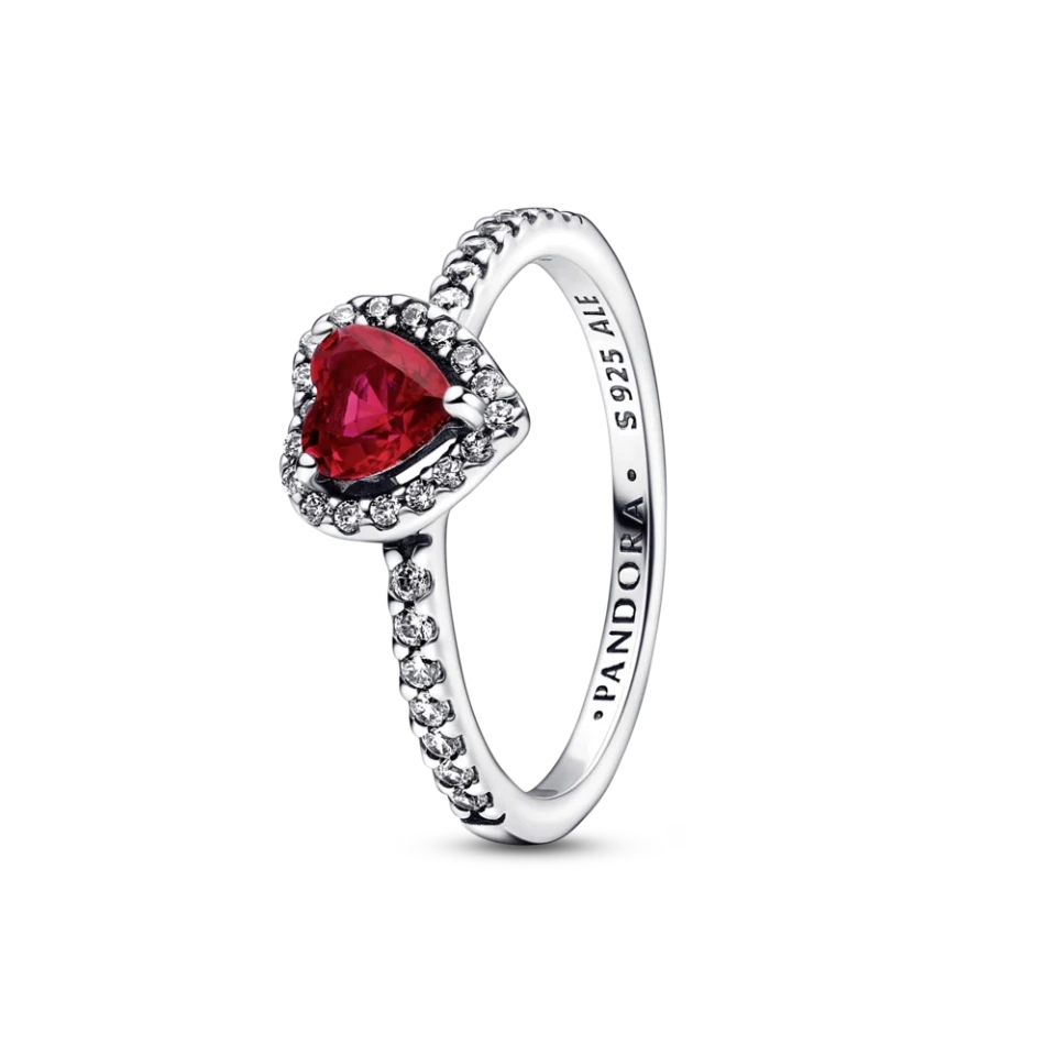 Каблучка Pandora Червоне серце