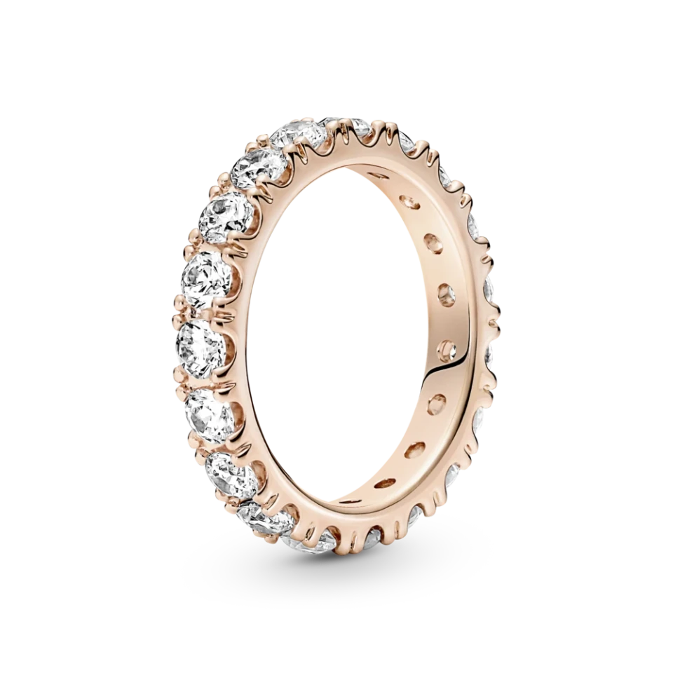 Каблучка Pandora Блискучий рядочок