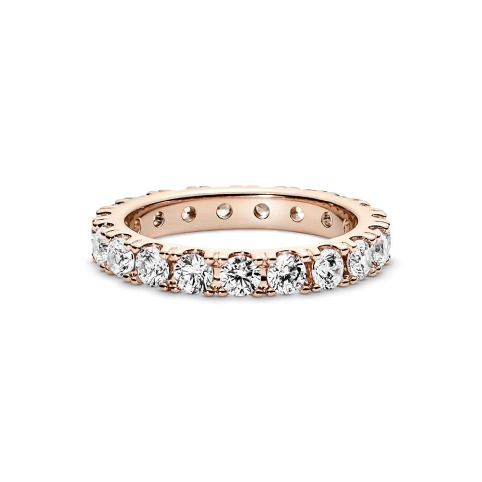 Каблучка Pandora Блискучий рядочок