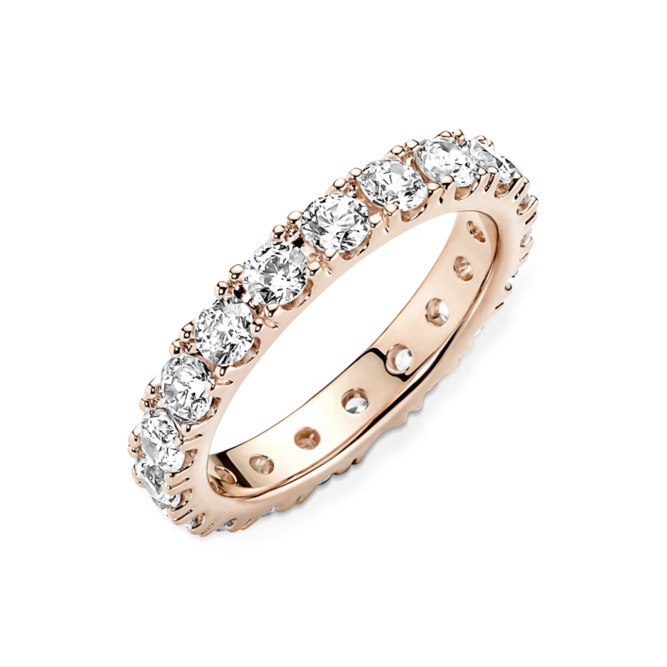 Каблучка Pandora Блискучий рядочок