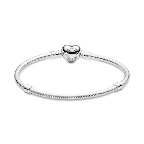 Браслет Pandora із сяючою застібкою у формі серця